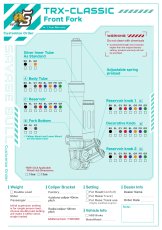 画像9: Savage Bull TRX-CLASSIC フロントフォーク［グリファス/X FORCE/マジェスティS］ (9)