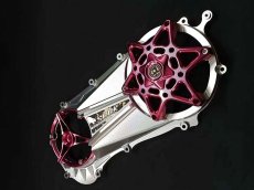 画像3: SCRK チタンエンブレム for CNC削り出しクランクケースカバー（ブルー/ホワイト/ブラック）[シグナスグリファス・2型NMAX125・3型BW'S125・X FORCE・FORCE2.0] (3)