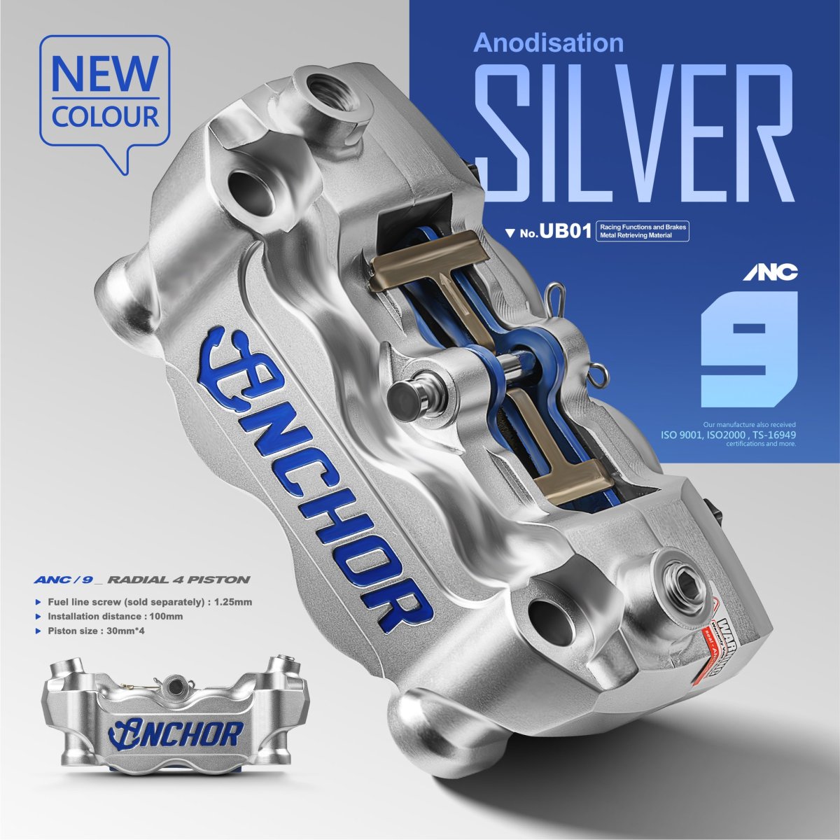 画像6: ANCHOR ANC9 100mmピッチ4potラジアルキャリパー (6)