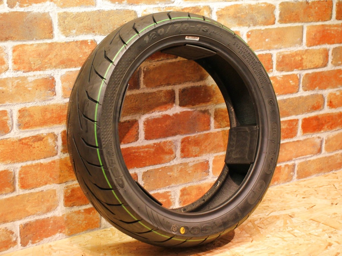 画像1: CST CM-SC01 セミレーシングタイヤ 120/70-13 (1)