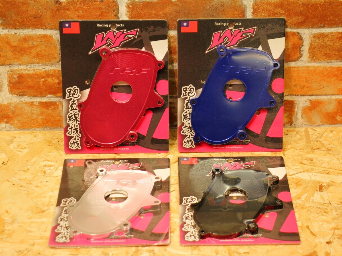 画像1: TRF CNC削り出しオイルポンプカバー（ブラック/シルバー/ピンク/ブルー）［シグナスグリファス］ (1)