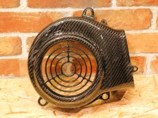 画像2: カーボンファンカバー 交換タイプ [シグナスX / BW'S125] (2)