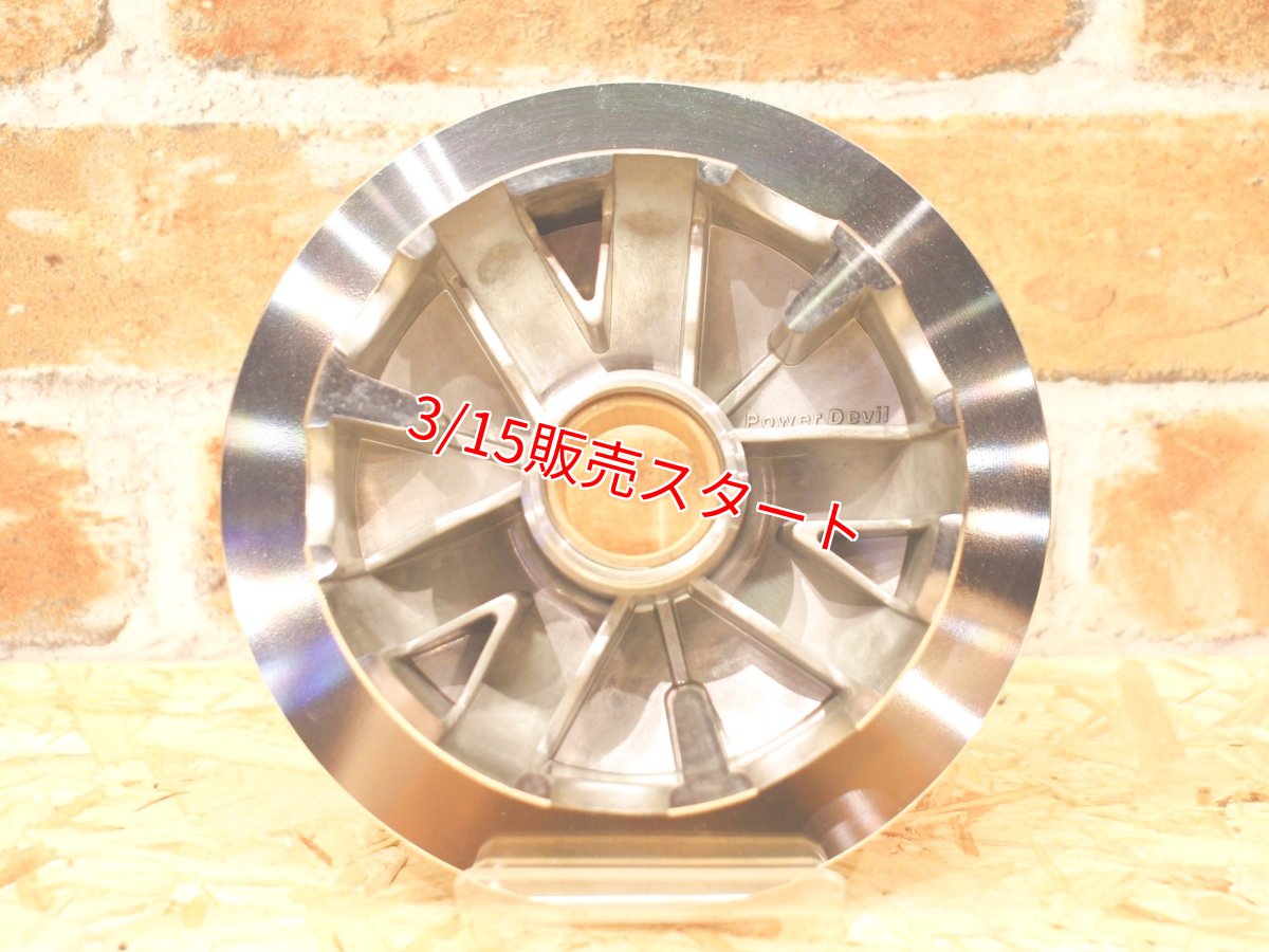 画像3: POWER DEVIL ハイスピードプーリー［シグナスグリファス・3型BW'S125・NMAX125/155・トリシティ125/155・X FORCE・FORCE2.0・AEROX155］ (3)