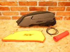 画像1: 新雅部品 大容量エアークリーナーBOXカバー+大径ダクト+高流量エアフィルター [7型シグナスX・7型シグナスXR] (1)