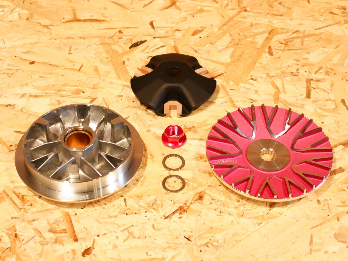 画像2: WF ハイスピードプーリー（ピンク/ブラック）  [シグナスX・BW'S125] (2)