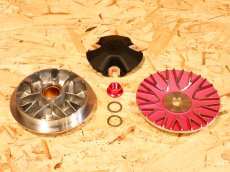 画像2: WF ハイスピードプーリー 大改（ピンク/ブラック）［シグナスX・BW'S125］ (2)