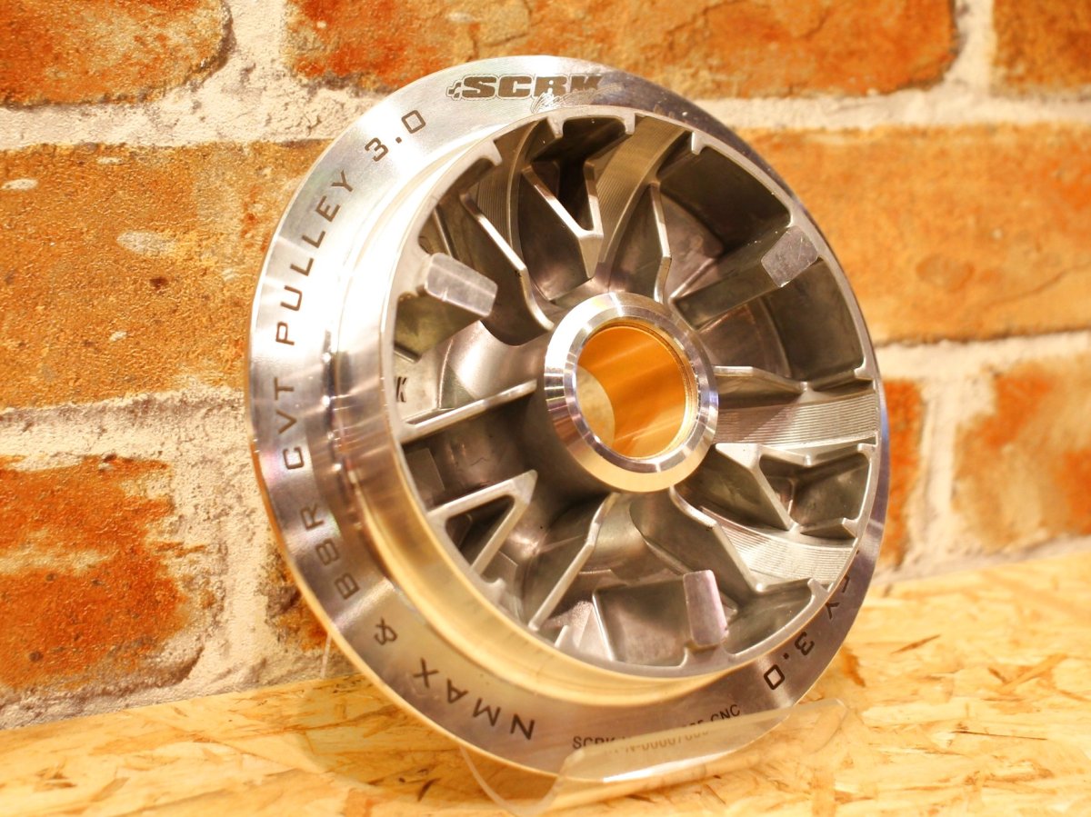 画像3: SCRK ハイスピードプーリーキット3.0版 ガイド切削モデル［シグナスグリファス・7型シグナスX・3型BW'S125・NMAX125/155・トリシティ125/155・X FORCE・FORCE2.0・AEROX155］ (3)