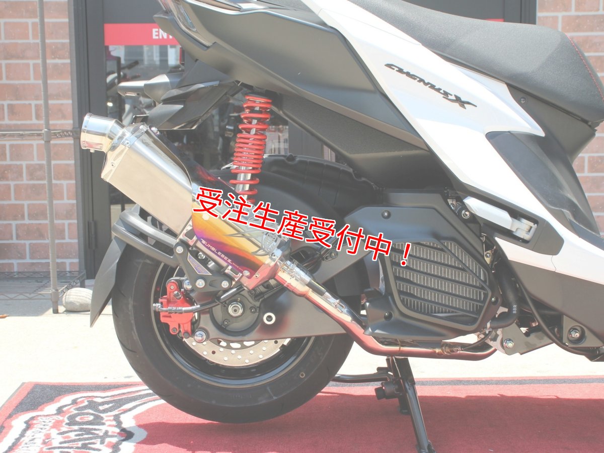 画像2: Bumblebee PT1チタン (125〜160cc/160cc以上/180cc以上/220cc以上) [シグナスグリファス・3型BW'S125・2.3型NMAX125・X FORCE・FORCE2.0] (2)