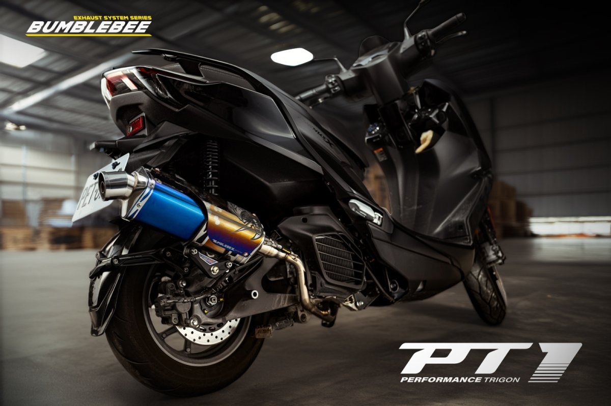 画像3: Bumblebee PT1チタン (125〜160cc/160cc以上/180cc以上/220cc以上) [7型シグナスX・シグナスグリファス・3型BW'S125・2.3型NMAX125・X FORCE・FORCE2.0] (3)