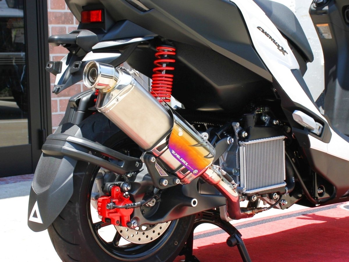 画像1: Bumblebee PT1チタン (125〜160cc/160cc以上/180cc以上/220cc以上) [7型シグナスX・シグナスグリファス・3型BW'S125・2.3型NMAX125・X FORCE・FORCE2.0] (1)