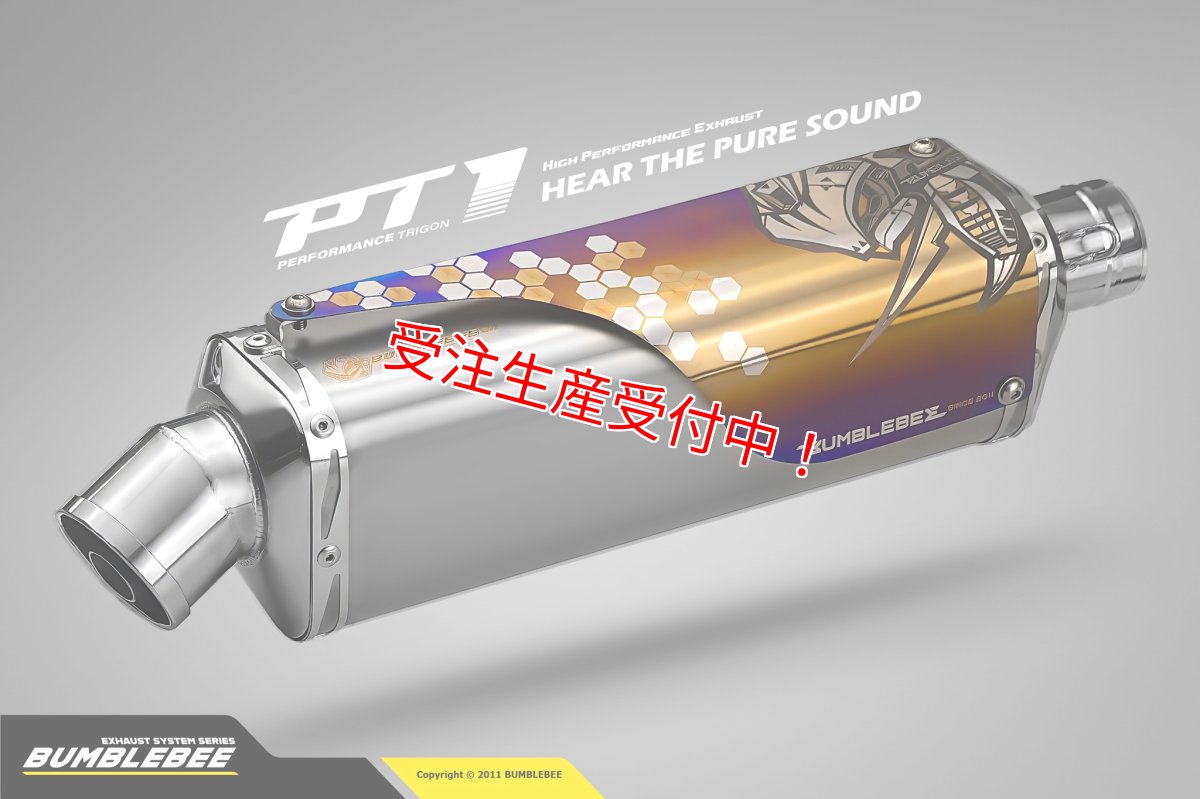 画像6: Bumblebee PT1チタン (125〜160cc/160cc以上/180cc以上/220cc以上) [シグナスグリファス・3型BW'S125・2.3型NMAX125・X FORCE・FORCE2.0] (6)