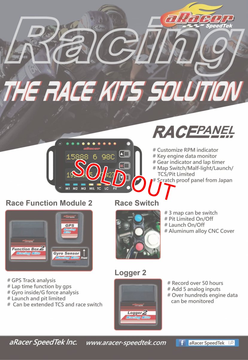 画像2: aRacer レースモジュール用 レーススイッチキット (2)