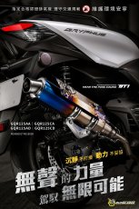 画像1: Bumblebee BT1チタン (125〜160cc/160cc以上/180cc以上/220cc以上) [7型シグナスX・シグナスグリファス・2型以降NMAX125・X FORCE] (1)
