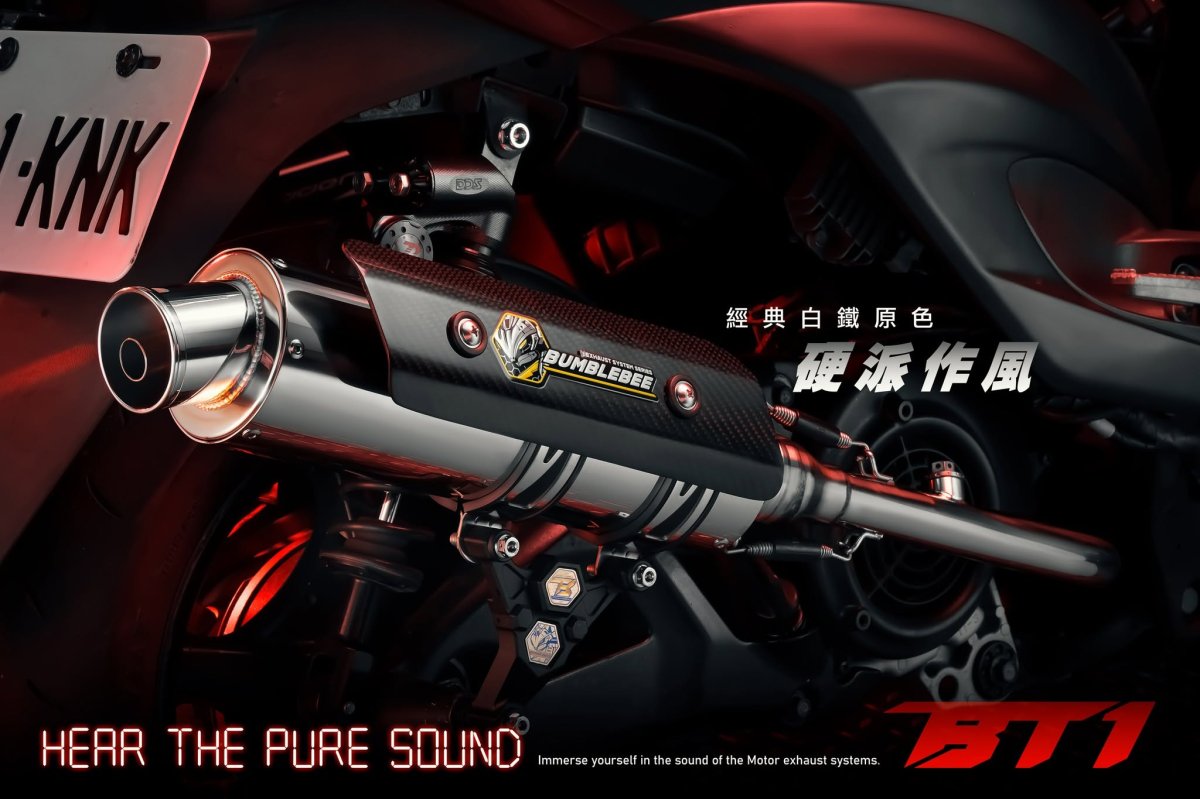 画像1: Bumblebee BT1ステンポリッシュ (125〜160cc/160cc以上/180cc以上/220cc以上) [1〜5型シグナスX・1.2型BW'S125] (1)