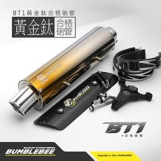 画像2: Bumblebee BT1チタン (125〜160cc/160cc以上/180cc以上/220cc以上) [7型シグナスX・シグナスグリファス・2型以降NMAX125・X FORCE] (2)