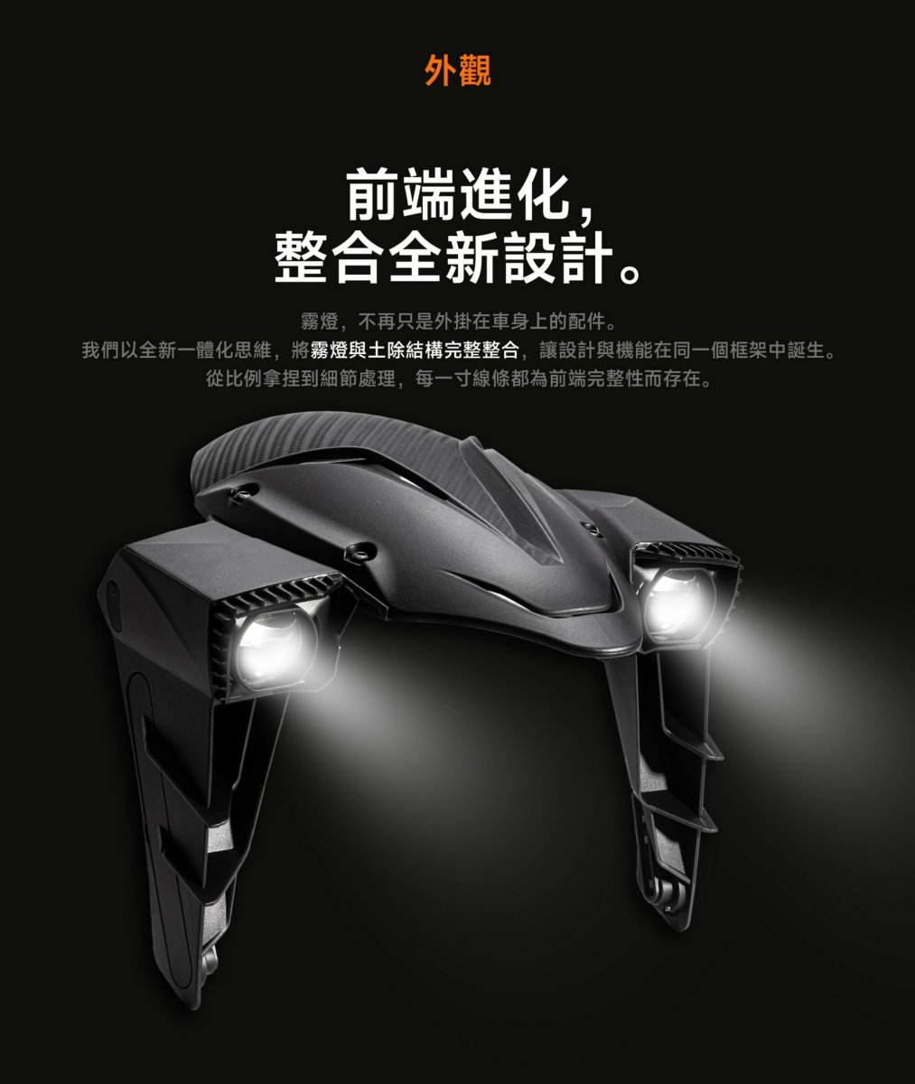 画像8: AJ light design デュアルフォグランプフェンダー［4.5.7型シグナスX/グリファス/2.3型NMAX］ (8)