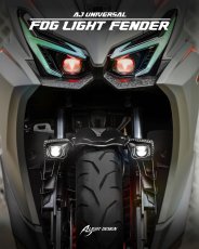 画像23: AJ light design デュアルLEDフォグフェンダー［4.5.7型シグナスX・グリファス・2.3型NMAX・X FORCE・XMAX］ (23)