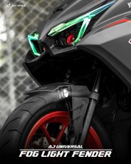 画像21: AJ light design デュアルLEDフォグフェンダー［4.5.7型シグナスX・グリファス・2.3型NMAX・X FORCE・XMAX］ (21)