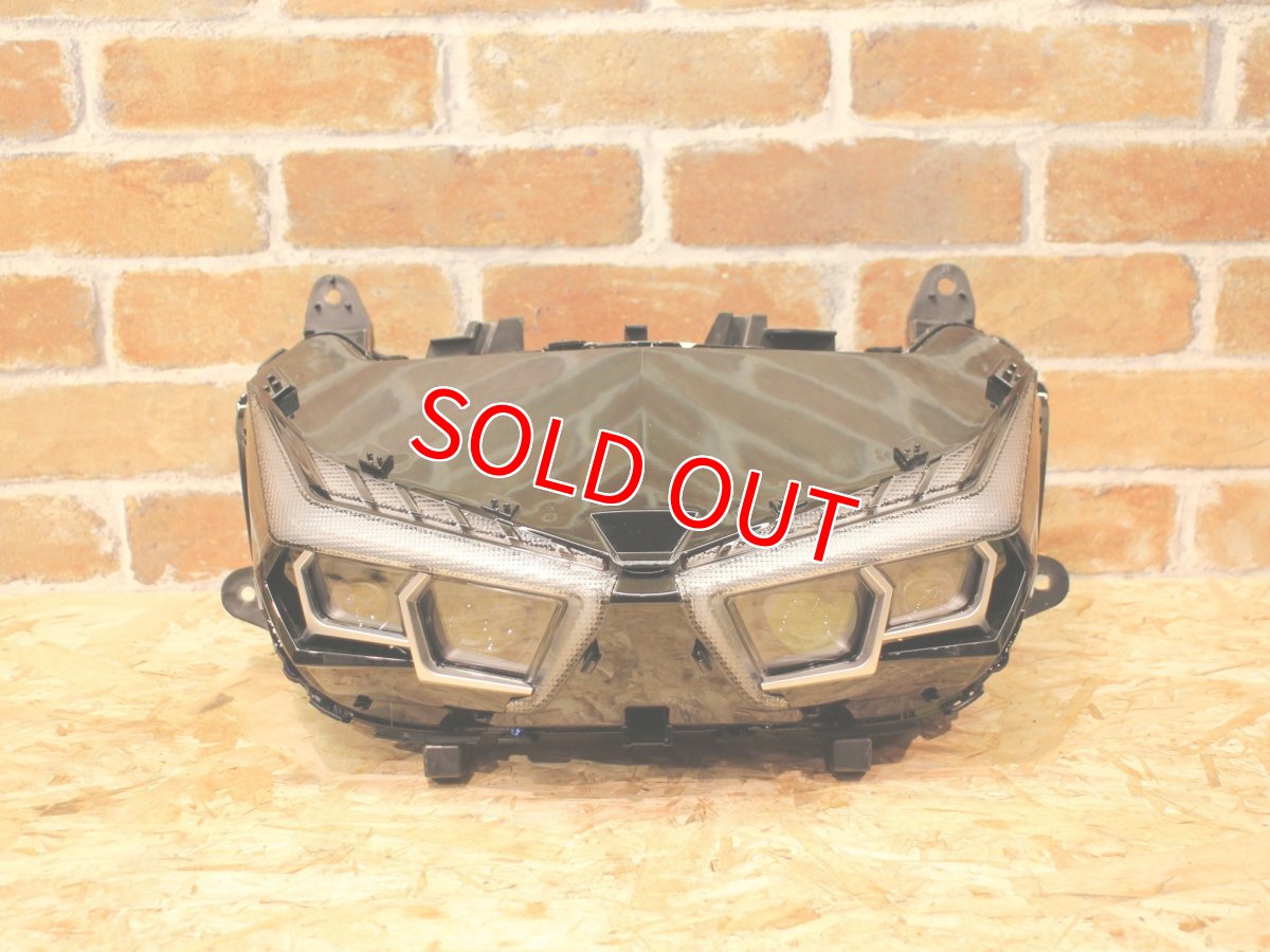 画像2: 中古品！AJ light design AJ6 4眼スクエアヘッドライト シーケンシャルウインカー [シグナスグリファス] (2)