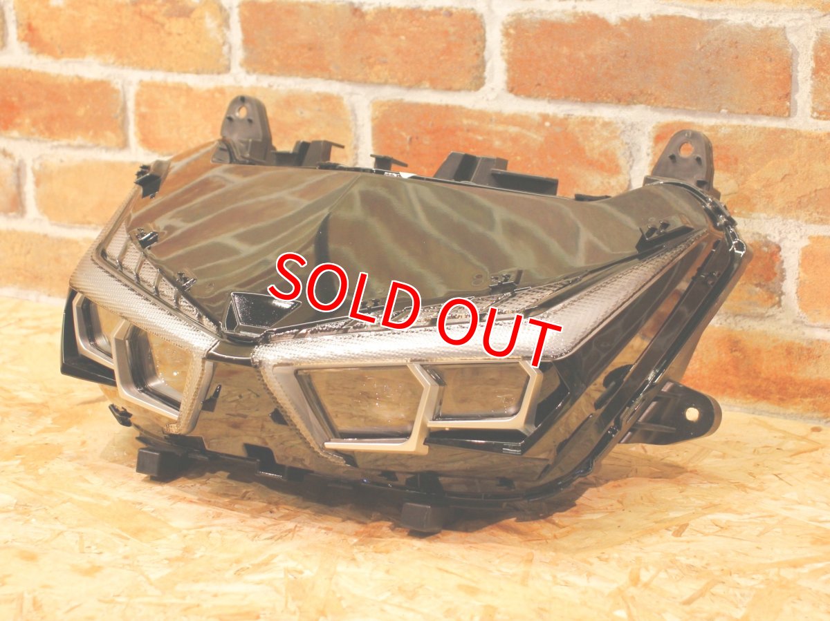 画像1: 中古品！AJ light design AJ6 4眼スクエアヘッドライト シーケンシャルウインカー [シグナスグリファス] (1)