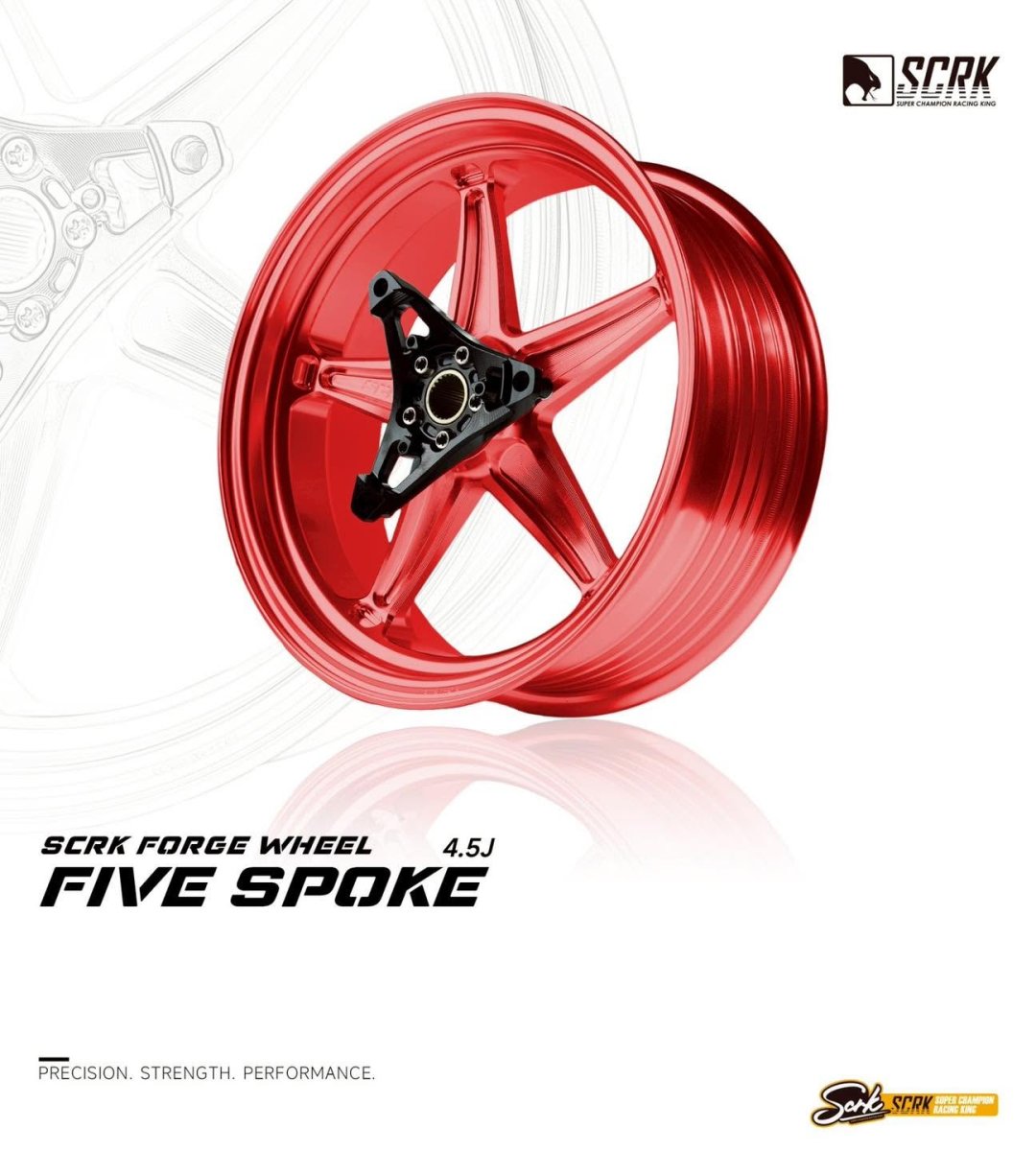 画像10: SCRK リア鍛造ホイール 4.5J/12インチ 全8色 [7型シグナスX・グリファス・3型BW'S125] (10)