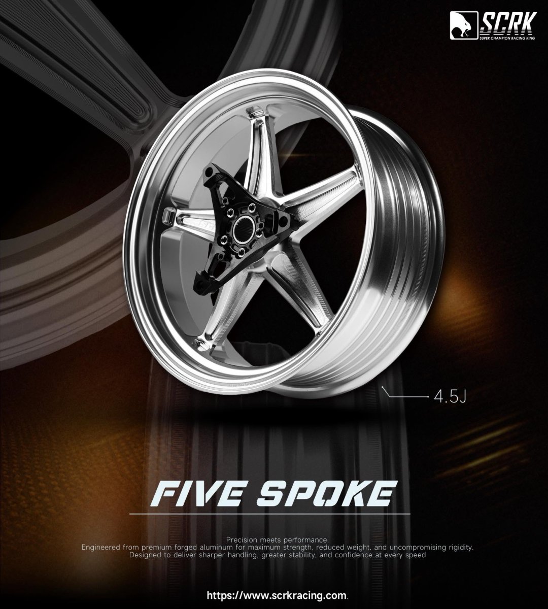 画像15: SCRK リア鍛造ホイール 4.5J/12インチ 全8色 [7型シグナスX・グリファス・3型BW'S125] (15)
