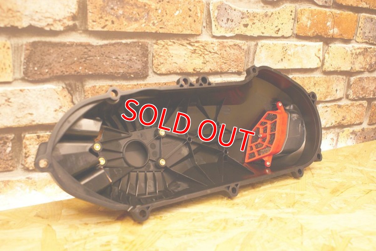 画像7: KOSO 軽量クランクケースカバーTYPE-2 レッド [4型5型シグナスX・BW'S125]（ブラック×レッド/グレー×レッド） (7)