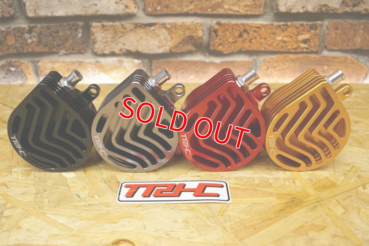 画像2: TRHC CNC削り出しカムギアカバー　[シグナスX ・BW'S125]（レッド/ブラック/ゴールド/ガンメタ/シルバー） (2)