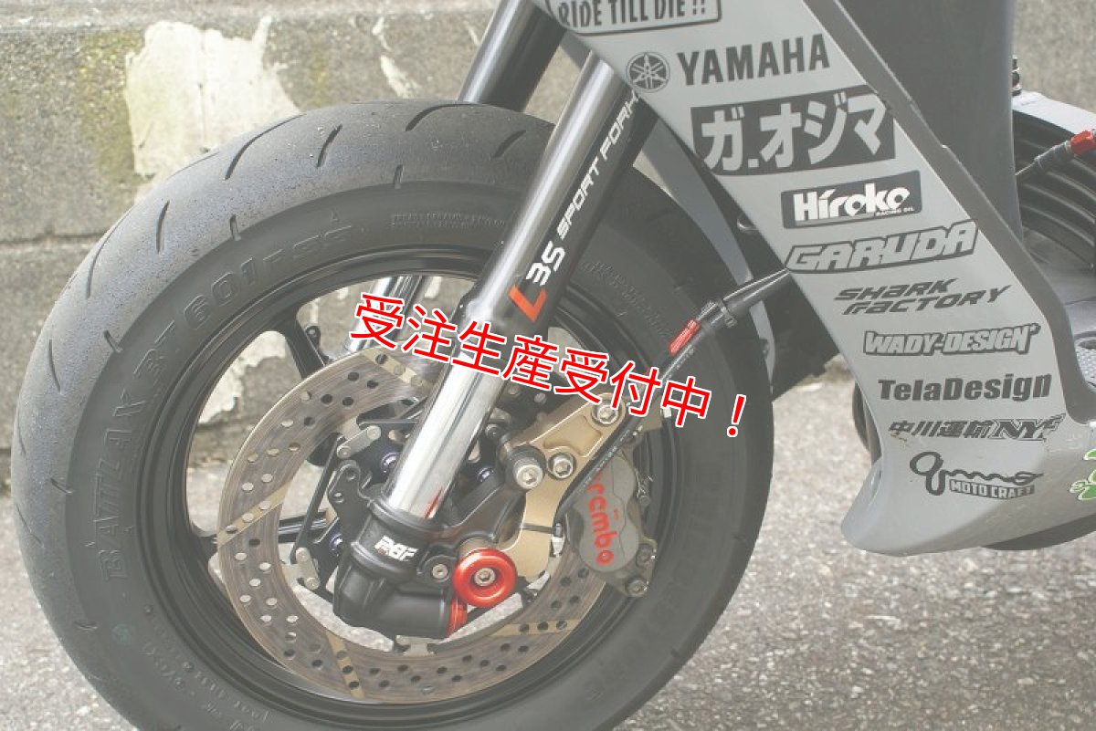 画像12: SHARK FACTORY 【L35】倒立フロントフォーク [シグナスX・BW'S125] (12)