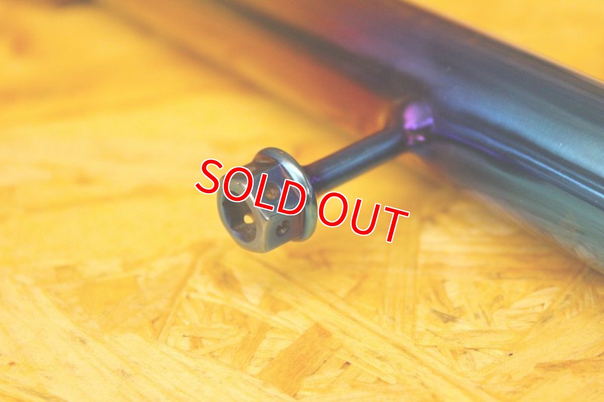 画像13: Leopard チタンサイドスタンド [シグナスX・BW'S125](焼き色・ゴールド・プレーン) (13)