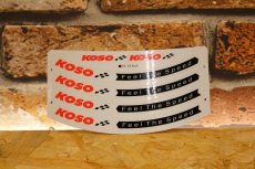 画像3: KOSO リムステッカー4枚セット 12・13 インチ用 [シグナスX・BW'S125]（シルバー/ブラック） (3)