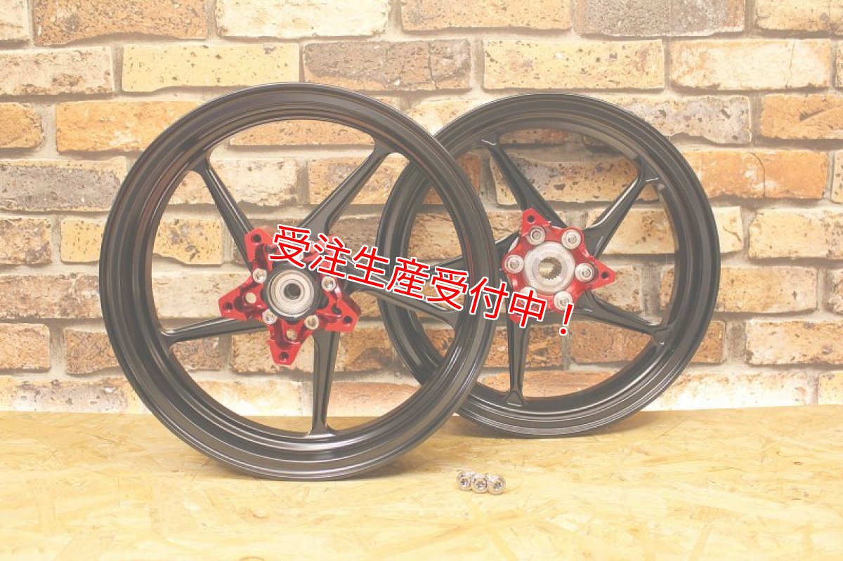 画像2: SHARK FACTORY アルミ鍛造ホイール [4・5型シグナスX・2型BW'S125]（KF/KR）受注生産モデル (2)
