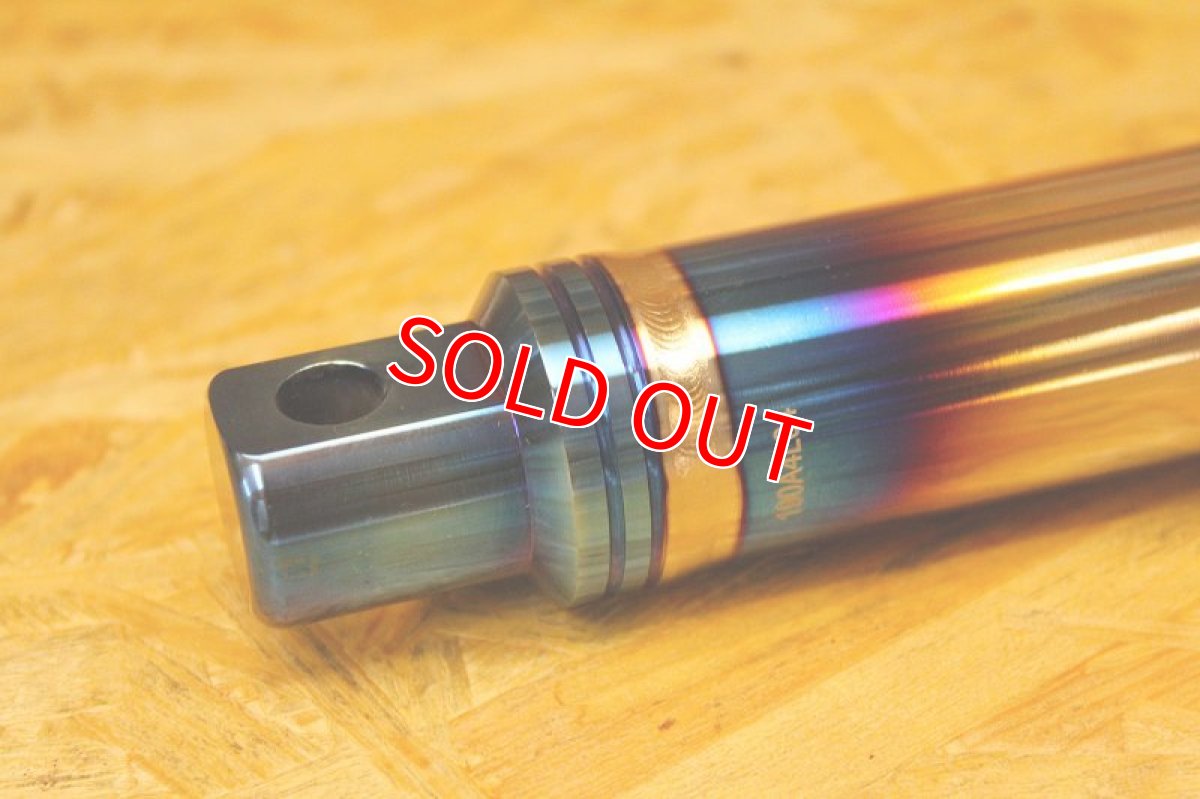 画像13: MOTO-R チタンフレーム補強バー [2型シグナスX/3型シグナスX/4・5型シグナスX/2型BW'S125/シグナスグリファス]（ゴールド/焼き色/プレーン） (13)