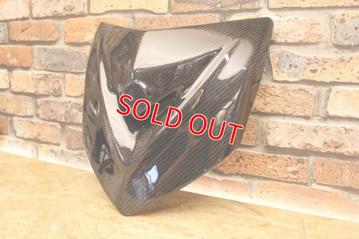 画像2: カーボンアッパーカウルカバー 交換タイプ ［3型シグナスX］ (2)