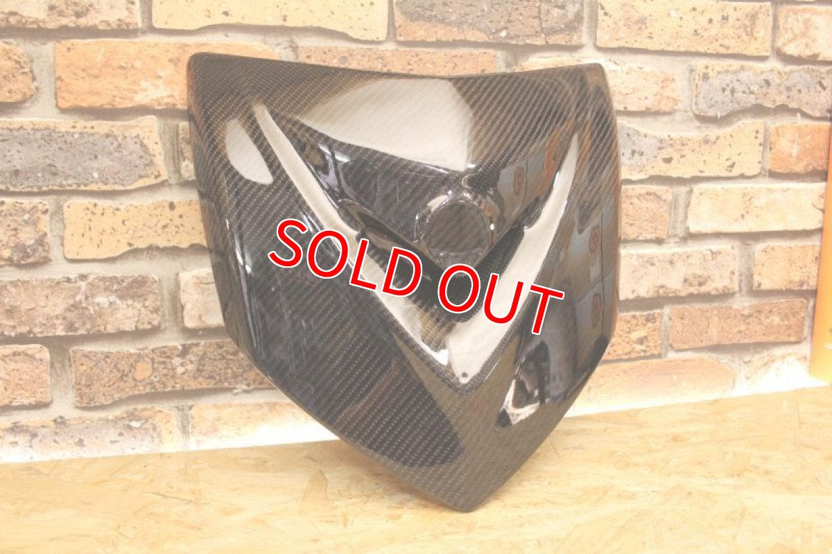 画像3: カーボンアッパーカウルカバー 交換タイプ ［3型シグナスX］ (3)