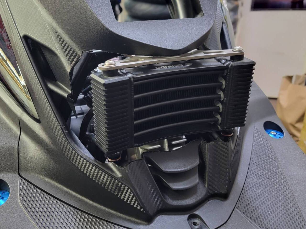 KOSO(コーソー) バイク オイルクーラーパーツ スーパーライトクーリングファン シグナスX BWS125 メッキ KS-FANCY-CP パーツ 