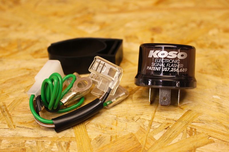 画像1: KOSO 汎用マルチフラッシャーリレー 集中タイプ LED ウインカーリレー (1)